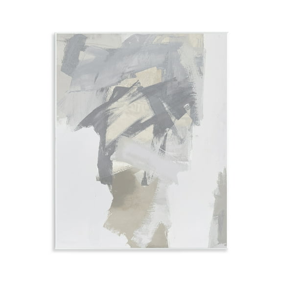 Stupell Industries Elegant Contemporary Grey Shades Abstract Painting Unframed Art Print Wall Art, 11 x 14