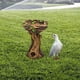 thumbnail image 4 of 2x Estable Decoración Pájaros Cuenco de Escultura Decorativa de Resina de piezaza para Jardín Ornamento Pájaros de, 4 of 8