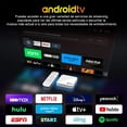 thumbnail image 2 of Sjrohe Tv Box Streaming Tv 4+32gb 4k Negro Control Remoto Bluetooth Full Hd Android Tv Android 14.0 Tv Stick Wifi 6 Con Google Assistant Cable Hdmi 2.1, 2 of 6
