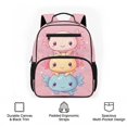 thumbnail image 6 of KUIFORTI Blue Axolotl Toddler Backpack Girls Kids School Bag with Side Pockets Adjustable Straps Soft for Preschool Kindergarten Back to School Gifts, 6 of 7