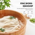 BESTYASH 2Pcs Sushi Dish Round Wood Bowl for Convenient Rice Mixing ...