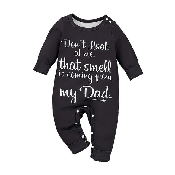 Mono Para Bebé Con Estampado De Letras, Mono Para Niños Pequeños Para Vacaciones, Ropa De Juego, Uso Diario, De 9 A 12 Meses