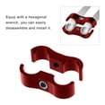 thumbnail image 5 of Unique Bargains 8pcs AN4 AN6 AN8 AN10 Car Separator Clamp Oil Line Brake Line Aluminum Alloy Red, 5 of 6