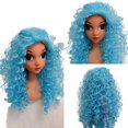 thumbnail image 3 of Long Curly Costume Wig, Colorful Synthetic Wavy Hair Wig for Themed Party, Halloween Cosplay, Birthday Dress‑Up for Role‑Playing, 3 of 5