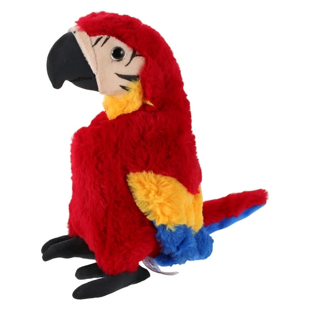 ColoMX Peluche de loro realista, figura decorativa, decoración para el hogar.