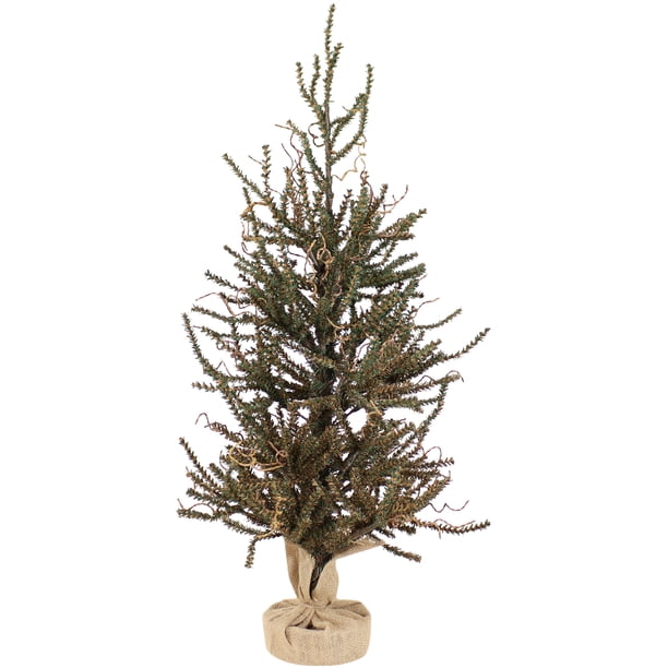 Sunnydaze Homespun Holiday Artificial Christmas Tree 3Foot Tall