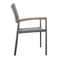 thumbnail image 6 of Retro Patio Chair for Outdoor Dining | Relaxing with Family Outside | Rattan and Aluminum Combination | Overcomes Uncomfortable Seating Angles, 6 of 6