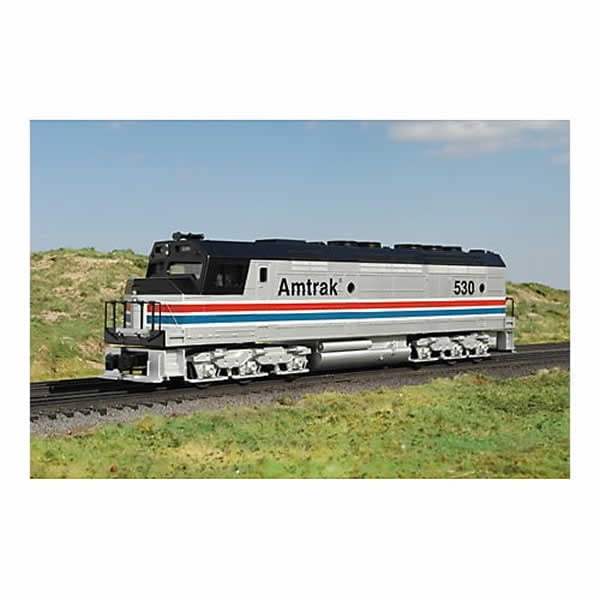 Amtrak O Scale Model Train Set With Engine With Three 60ft Coaches