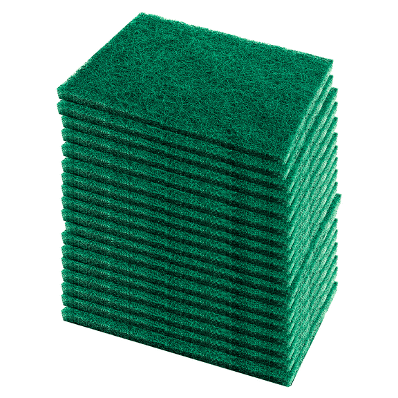 LOLA Pot Brite Scouring Pad, Heavy Duty Nylon Fiber Scrubber, Rust Resistant - 18 CT