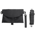thumbnail image 1 of Bolsa de mensajero para hombre, bolsa de cremallera funcional negra impermeable de nailon Afortunado Sencillez, 1 of 5