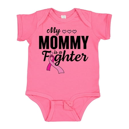 

Inktastic Breast Cancer Awareness My Mommy is a Fighter Gift Baby Boy or Baby Girl Bodysuit