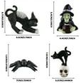 thumbnail image 3 of kjfeif Hall-oween Creative Skull Black Cat Witch Spider Resin Small Ornament for Raising The Holiday Spirit Perfect for Home Party and Store Use, 3 of 4