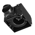 thumbnail image 6 of Bathroom Exhaust Fan with LED Light 130 CFM 3 Speed 1.5 Sones Low Noise AC Motor Ceiling Fan for Laundry Room Storage Home Ventilation White, 6 of 10