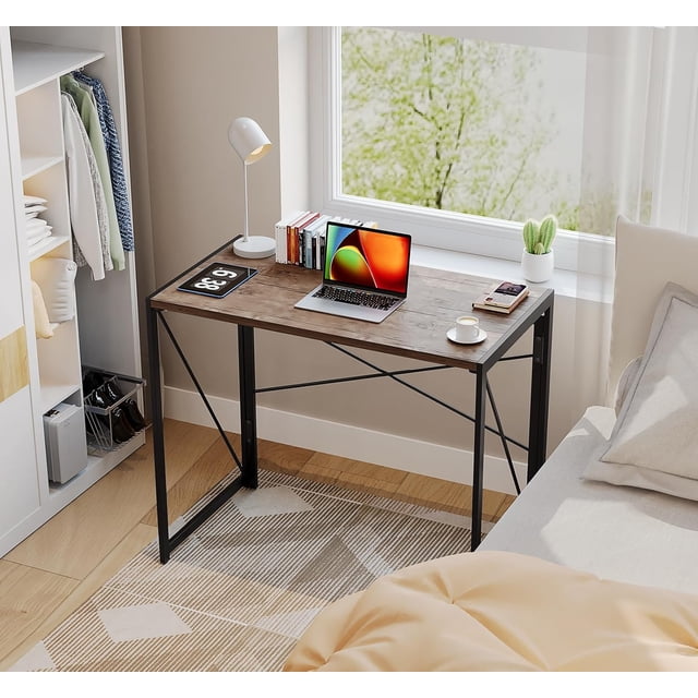 ESCRITORIO PLEGABLE ESCRITORIO DE COMPUTADORA HARPER CAFÉ OBSCURO FurnitureR HARPER A 75CM