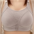 thumbnail image 2 of CFLVAEK Plus Size Bras for Women No Underwire Push Up Everyday Bras Lightly Full Coverage Bras for Senior Ladies Comfort Lifting Bralette Gray XXL, 2 of 8