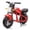 Red, variant on Ambifirner 24V Ride On XL Electric Toy Muscle Motorcycle,High-Speed 300W,14in Wide EVA Wheels,Twist Grip Throttle, Dual Suspension,Music Light, Red