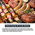thumbnail image 5 of Hongso PCA343-NEW Porcelain Steel Cooking Grid Replacement for Select Uniflame Gas Grill Models, Sold as a Set of 3; aftermark, 5 of 5