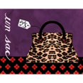 thumbnail image 3 of Matla, Jennifer 14x12 Black Modern Framed Museum Art Print Titled - Leopard Handbag III, 3 of 5