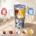 thumbnail image 6 of 20OZ Dog Print Easy Clean Tumbler with Handle Double Wall Vacuum Cup Ideal Dog Lover Gifts Unique Birthday Christmas Presents for Dog Enthusiasts Women Men Durable and Dishwasher Safe, 6 of 6