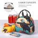thumbnail image 5 of Disketp Cartoon Iceberg Bald Eagle Lonchera Térmica para Mujer y Hombre, Bolsa de Almuerzo Reutilizable e Impermeable para Trabajo, Viajes y Picnic, 5 of 7