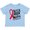 AE-Light Blue, variant on Never Stop Fighting Stroke Awareness Red Ribbon Boys or Girls Baby T-Shirt