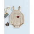 thumbnail image 2 of Bagilaanoe Newborn Baby Girl Rompers Cartoon Embroidery Sleeveless Bodysuits 6M 12M 18M 24M Infant Casual One Piece Short Jumpsuit, 2 of 8