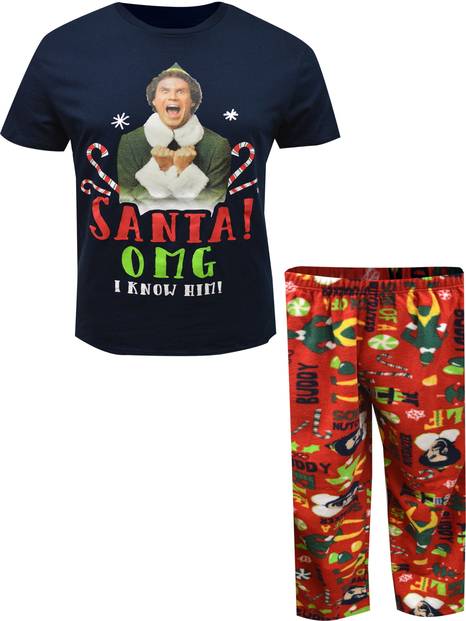 OMG Santa! Buddy the Elf Pajama Sleep Set 