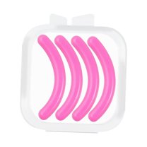 4Pcs Eyelash Curler Refills Long Last Rubber Comfortable Cosmetic Accessory rose red