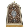 thumbnail image 4 of Flannel Prayer Rug Collectible Floor Carpet Blanket 65Cmx110cm Area Rugs for Bar Brown, 4 of 8