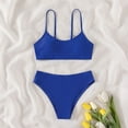 thumbnail image 6 of ASFGIMUJ Toddler Swimsuit Girl Two Piece Sport High Waist Bikini Set Suits Thin Straps Toddler&nbsp;Bathing&nbsp;Suit Girl, 6 of 9