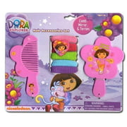 Dora the Explorer Comb Mirror & Terries Set 7pc