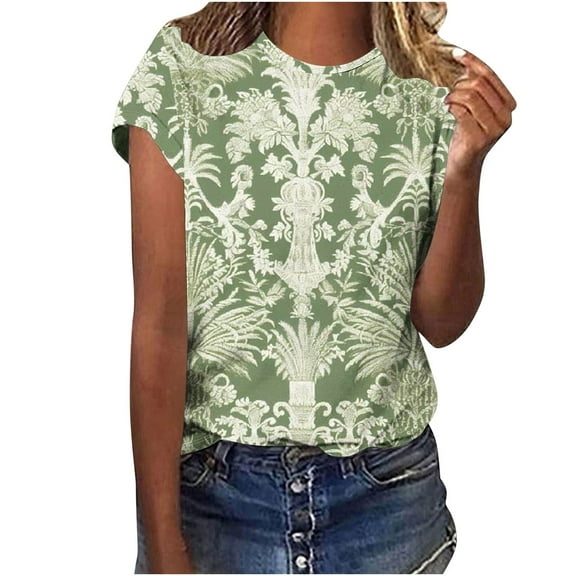 Blouses for Women Dressy Casual Summer Chic Clothes for Women Over 50 Womens Summer Tops Trendy Summer Shirts for Island Vacation