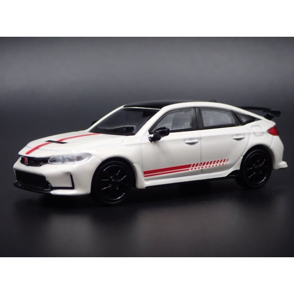 Open Box 2022-2026 HONDA CIVIC TYPE R FL5 WHITE 1:64 SCALE COLLECTIBLE DIECAST MODEL CAR