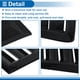 thumbnail image 5 of Recubrimiento del ventilador de aire del capó Unique Bargains para Ford Focus RS ST MK2 2009-en adelante, recubrimiento exterior ABS negro brillante 26x13.7cm 1 par, 5 of 7