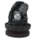 thumbnail image 2 of Adornos de Fuente de agua de resina Ticfox estatua de Buda durmiente decoración del hogar enchufe estadounidense 110V, 2 of 14