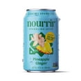 thumbnail image 6 of Nourrir Sparkling Pineapple Ginger Juice, Real Fruit, Tropical Zest & Spiced Warmth, Non-GMO, Gluten-Free, Non-Alcoholic, 90 cals, 0g Added Sugar (12-Pack), 6 of 7
