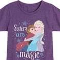 thumbnail image 3 of Frozen - Winter - Sisters Are Magic - Toddler & Youth Girls Short Sleeve Graphic T-Shirt, 3 of 5