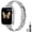 Silver, variant on ZYX Slim Metal Band for Apple Watch, Women's 14mm Thin Metal Strap with Tool, Black, 44mm/45mm/46mm/49mm/42mm(series 1 2 3)