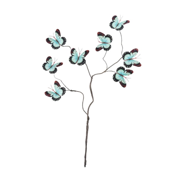 Ramas artificiales con mariposas para la decoración del hogar, la oficina y bodas. Estilo I