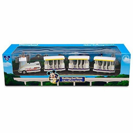 disney parks die cast car parking lot tram playset new with (Best Parking Lot Striping Machine)