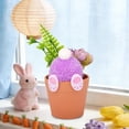 thumbnail image 1 of Todaioua Artificial Potted Plant with Plush Rabbits Miniature Flower Pot Decorative Ornament for Spring Easter Festival Tabletop Shelf Display Fairy Garden Centerpiece Home Decor, 1 of 7