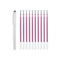 thumbnail image 5 of Heat Erasable Pens for Fabric,4 Colors Heat Erasable Fabric Marking Pens for Sewing, Quilting, Embroidery, Dressmaking, Tailors Sewing Chalk Pencils(White,5.91"), 5 of 5