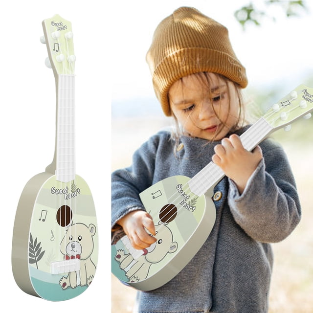Ukelele de juguete para niños juguete musical de guitarra para niños para disfrutar de la música duradera para el regalo del día de los niños ANGGREK Otros