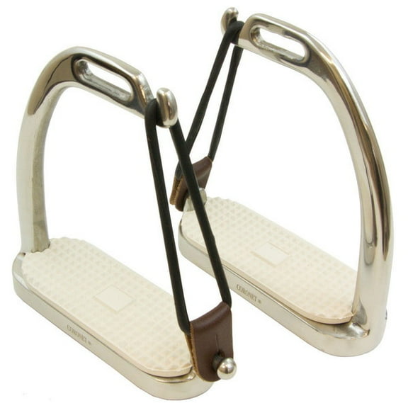 Coronet Peacock Safety Stirrup Irons with Pad-5