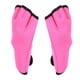 thumbnail image 3 of Guantes de entrenamiento de natación para niños impermeables con dedos palmeados para un mejor agarre, color rosa, mediano, 3 of 8