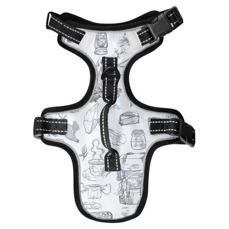 Pet Vest For Walking With Handle Adjustable Reflective Dog Cat Harness Hiking and Nature Elements