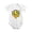 White, variant on Melting Twisted Yellow Smiley Acid Baby Bodysuit, 100% Cotton Short Sleeve Snap Romper, 0-12 Months