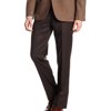 New Brooks Brothers Men's Regent Fit Flannel Wool Trousers, Brown, 34x30, 5704-6