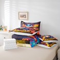 thumbnail image 5 of YST 7Pcs Cartoon Dragon Comforter Set Bed in a Bag, Colorful Dragon Animal, Polyester, King Size (1 Count), 5 of 5