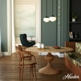 thumbnail image 4 of Hunter - Saddle Creek 1-light Noble Bronze, Small Pendant Light, Dimmable, Schoolhouse Style, Schoolhouse Shaped, for Bedrooms, Dining, Living Rooms - 19032, 4 of 9